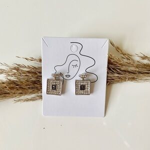 Perfume bottle earring